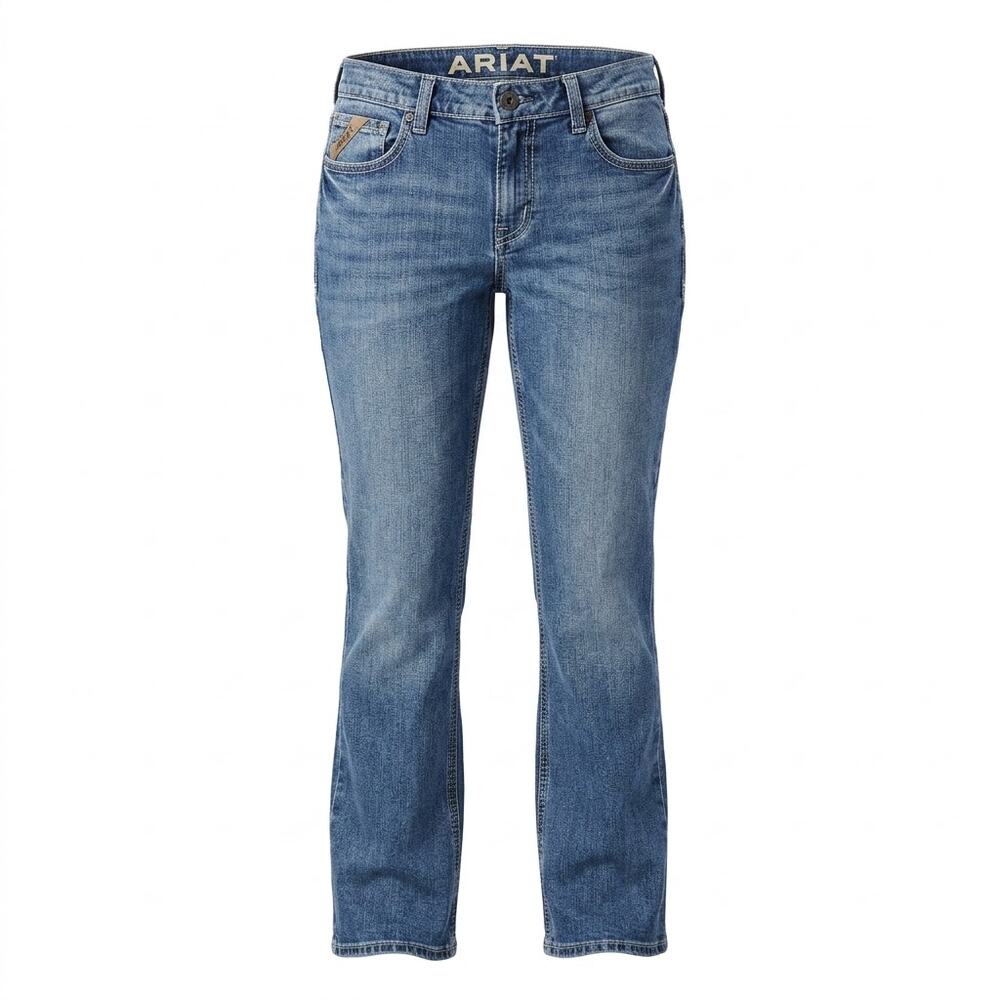 Ariat B4 Relaxed Blue Medium Wash Bootcut Jeans Women Size 16